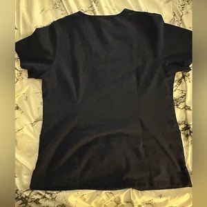 Navy large women’s scrub top